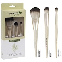 Nascita Eco Essential Make Up Brush Makyaj Fırça Seti 3lü
