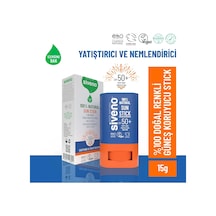 100% Doğal Stick Güneş Koruyucu Mineral Filtreli Renkli Ton Eşitleyici Hassas Uva Uvb Spf50+ 15 Gr