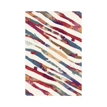 Kartela Halı Aira Halı Kaymaz Taban Makinede Yıkanabilir Halı Bej - 100 X 150 Cm
