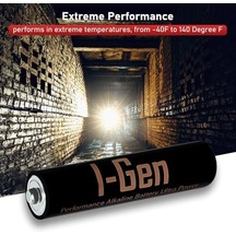I-gen A115 Ultra Alkalin Aaa İnce Kalem Pil 40&apos Lı Paket Lr03 1.5v