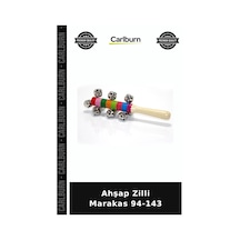 Ahşap Zilli Marakas 94-143 Müzik Dersi Ritim Çalışma Eğlenceli Oyuncak