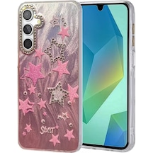 Newface Samsung Uyumlu,  Galaxy A14 4g Kılıf Blade Aynalı Desenli Kapak - Desen 7