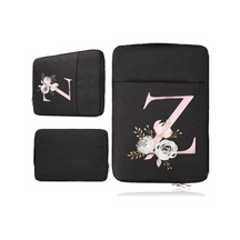 Gubisi 2pembe Çiçek Z-10.1-11.6 İnc-dizüstü Bilgisayar İçin Kol Çantası 11 12 13 14 15 Inç Pembe Çiçek Baskı Evrak Ça