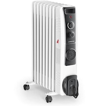Trotec TRH 22 E 2400 W 9 Dilim Fanlı Yağlı Radyatör