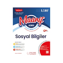 Palme 6. Sınıf Maarif Sosyal Bilgiler Haftalık 40 Deneme 3092