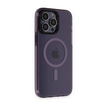 Joko Apple iPhone Uyumlu 14 Pro Kılıf Tigra Magsafe Kapak - Derin Mor İtdark7883