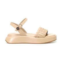 Nine West Valle 4fx Bej Kadın Kalın Taban Sandalet Bej