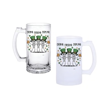 İrlandalı İskeletler Buzlu Ya Buzsuz Seçenekleriyle Bira Bardağı