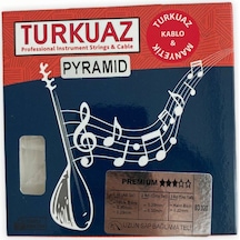 Turkuaz Uzun Sap Bağlama Teli Pyramıd Saz Teli - 0.20Mm-0.30Mm