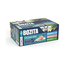 Bozita Okyanus Karışımı Ton Balıklı, Somonlu Ve Mezgitli Tahılsız Kedi Konservesi 12x85 Gr