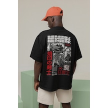 Berserk Baskılı Unisex Oversize Anime Tişört Siyah Berserk Baskılı Unisex Oversize Anime Tişört Siyah