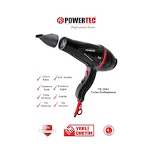 Powertec TR-2001 Profesyonel Saç Kurutma Fön Makinesi 2500W Siyah