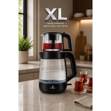 Emsan Glass Tea XL 1900 W 2 in 1 Cam Çay Makinesi ve Kettle