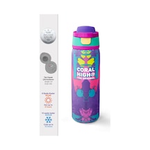 Coral High Renk Geçişli Pipetli Ve Direkt İçim Çelik Termos 800 Ml 38566 Ekru