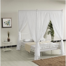 Mobilyabazari Petro Sultan Çift Kişilik Metal Ferforje Karyola 180*200 Cm