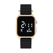 Aqua Di Polo 1987 Unisex Siyah Silikon Dijital Led Kol Saati Apwr033302