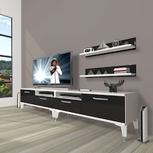 Decoraktiv Eko 220r Mdf Silver Tv Ünitesi Tv Sehpası Beyaz - Ceviz