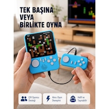 Tv Bağlantılı Çift Lu Şarjlı Retro Gamepad Seti