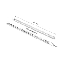 Bilyalı Teleskopik Çekmece Rayı 17 mm x 342 mm  1 Takım