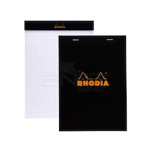 Rhodia Basic Bloknot Siyah Kapak 80g 80 Yaprak 148x210mm Kareli