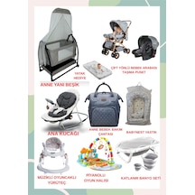 Turhanbebe Bebeğinizin Tüm İhtiyaçları Lüx Bebek Çeyiz Seti Noansünal Babynest - Gri
