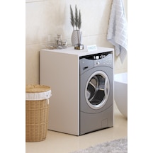 Pimdec Çamaşır-Kurutma Makinesi Alt Banyo Dolabı Beyaz
