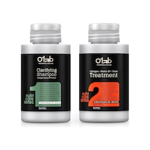 O'lab Nutri-care Profesyonel Keratin Bakım Seti 100 Ml X 2 - Evde Brezilya Fönü Kiti / Arındırıcı Şampuan &amp Beyaz
