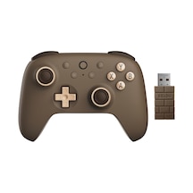 8bitdo Ultimate 2c 2.4g Kablosuz Kumanda, Windows Pc Ve Android İçin, Hall Efektli Joystickler Ve Hall Trigger, 1000hz Yoklama Hızı Ve Eşlenebilir L4/r4 Düğmeleri İle Brownie