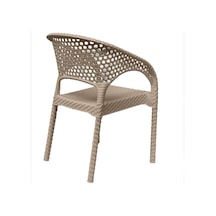 Mandella Regnum Örgü Koltuk (4 Adet) Çölbeji Bej