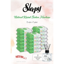 Sleepy Kişisel Bakım Havlusu Natural 25'li 17 Paket ve Rosıe Koku Tekli