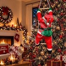 Yılbaşı Tırmanan Noel Baba 90 Cm Diğer