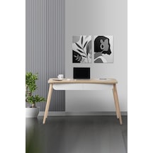 Çalışma Masası Flora Logo Bilgisayar / Öğrenci Çalışma Masası Meşe Gçö-03 Meşe