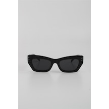 Siyah Mat Uv400 Filtre Kadın Güneş Gözlüğü 615261