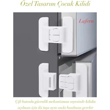 Dayanıklı 4 Adet Buzdolabı Çekmece Dolap Kapağı Çocuk Kilidi Buzdolabı Gardırop Güçlü Yapışkan Çok Renkli