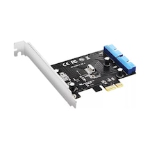 Pcı Express Pcı-E Usb 3.0 Kart 4817P Pcıe 2 Port 19 20 Pin Çoklay