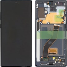 Samsung Galaxy Note 10 Plus Sm-n975 Uyumlu Çıtalı Hk Lcd Ekran Dokunmatik Siyah