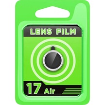 Newface Apple Uyumlu iPad iPhone 17 Air Raze Metal Kamera Lens - Gümüş
