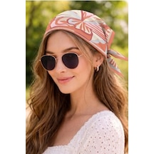 Sisley Flora Bandana/fular -2018-47 47 Şeftali