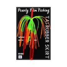 Pearly Team Fishing - Taı Rubber Skırt Kırmızı - 929465124