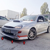 Ford Focus 1 Ön Tampon Eki Focus Mk1 Ön Karlık - Boyasız - Bodykit Store