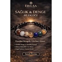Doğal Taş Bilekliği - Kuvars Akik Jasper Florit Obsidyen Taşı