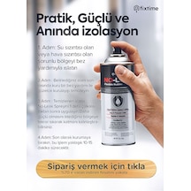 NoLeak 2 1 Paket Su Izolasyon Sızıntı Onarım Spreyi Su Geçirmez Beyaz 1200ml noLeak3