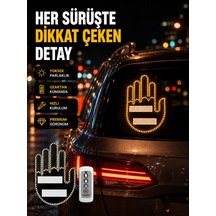 Uzaktan Kumandalı Led El Park Uyarı Cihazı Suya Dayanıklı Enerji Tasarruflu Çokrenkli