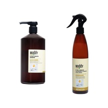 Muddy Onarıcı B-tox&keratin Shampoo 1000 Ml Ve Onarıcı B-tox&keratin Carbon Spray 400 Ml Beyaz