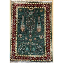 El Dokuma Afghan Halısı Gri
