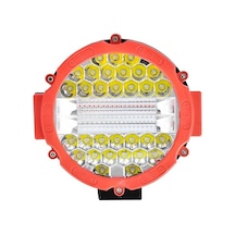 3 Modlu 3 Renk Kombo 51W Kırmızı Yuvarlak Off Road 12/24V Çalışma Tekne Lambası