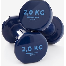 Decathlon Domyos Dambıl - 2 X 2 Kg - Fitness Hafif Antrenman / Pilates Lacivert
