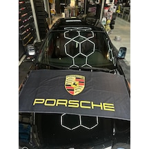 Siyah Porsche Büyük Havlu