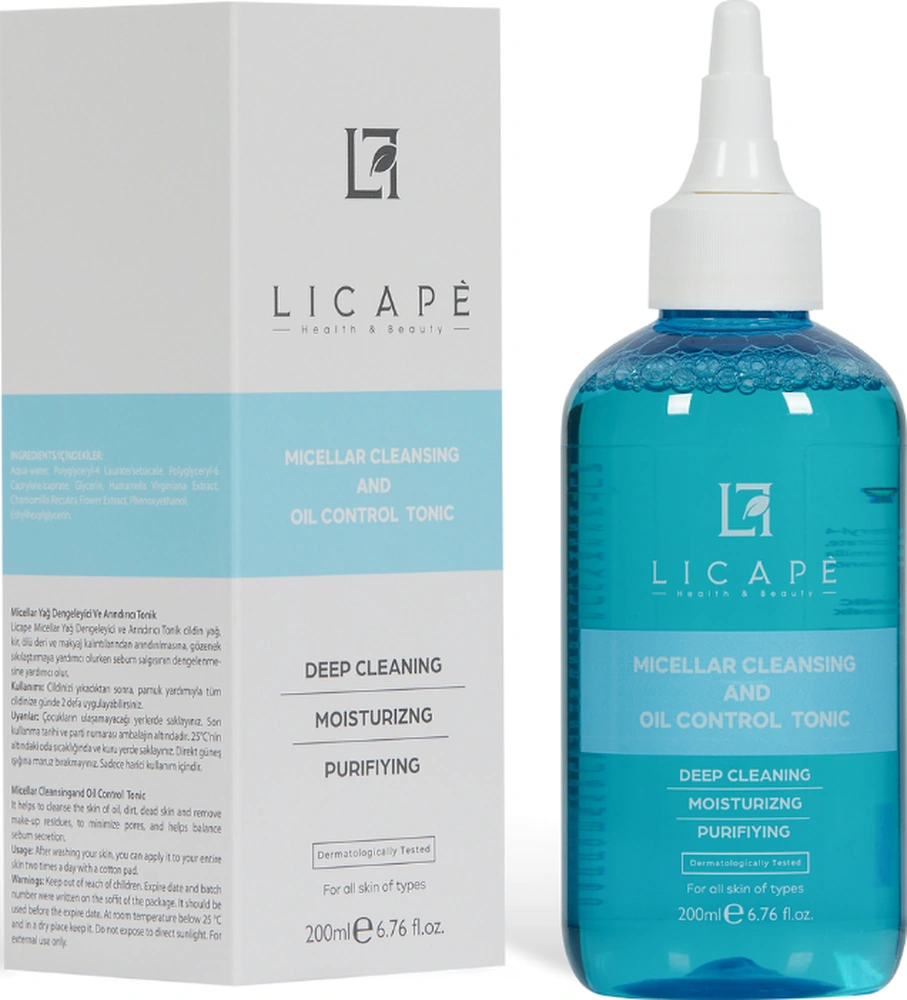 Licape Gözenek Sıkılaştırıcı ve Yağ Dengeleyici Tonik 200 ml