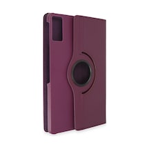 Muratech Newface Xiaomi Redmi Pad Se Kılıf 360 Tablet Deri Kılıf - Mürdüm